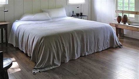 Rough Linen Summer Bed Set Luxe Bedroom Bed Rough Linen