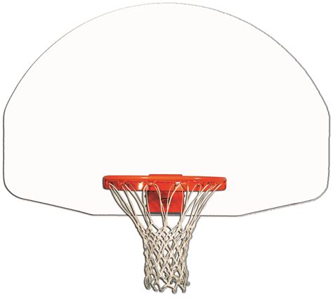 Durable Fan Shape Unmarked Steel Basketball Backboard Gared