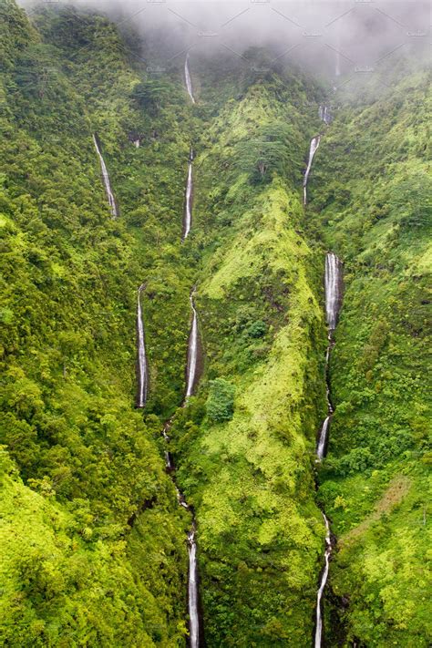 Waterfall On Kauai Stock Photo Containing Kauai And Hawaii High Quality Nature Stock Photos
