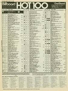 Billboard 100 Chart 1982 08 14 Billboard Songs Billboard 100