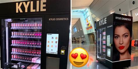 Kylie Jenner Cosmetics Sold In Vending Machines