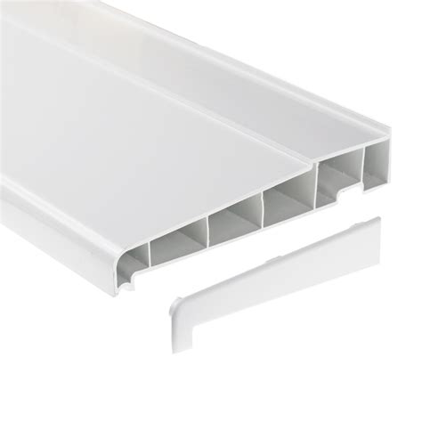 Find pvc sill window & door moulding at lowe's today. 1m, 180mm Window uPVC Plastic Sill (with End Caps) - White ...