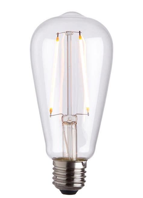 Very Warm White 2w Led Filament E27 Pear Light Bulb 210 Lm 77106