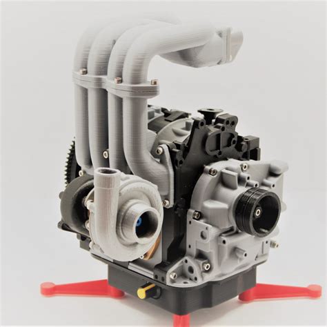 3d Printable Mazda Rx7 Wankel Rotary Engine 13b Rew Working Model By