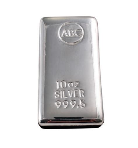Buy 10oz Silver Cast Bar Gold Bullion Australia