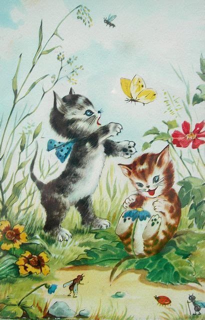 Vintage Cats Dawn I Thought You Might Like This Kittens Vintage