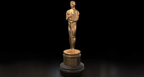 3d Academy Award Oscar Statue Cgtrader