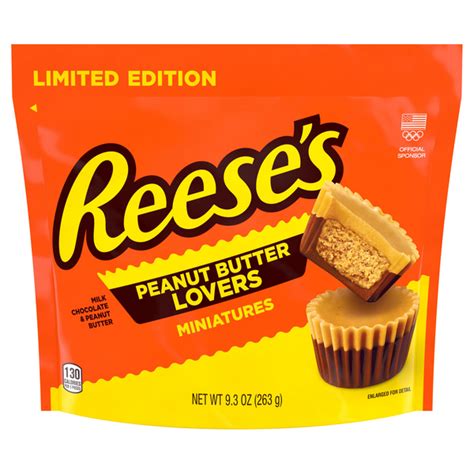 save on reese s miniatures milk chocolate and peanut butter lovers limited edition order online
