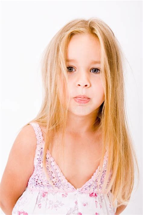 Beautiful Little Girl Stock Photo Image Of Posing Childcare 10187482