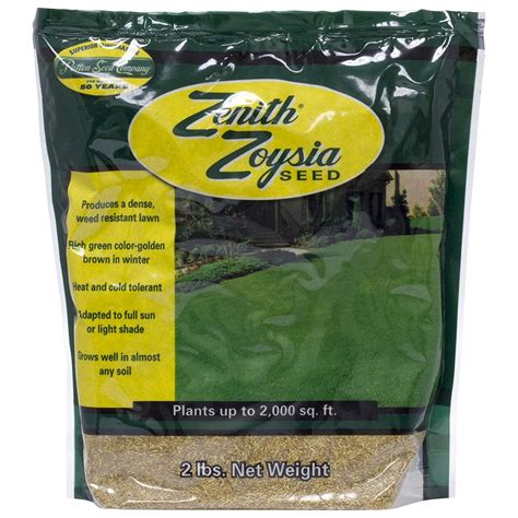 Zenith Zoysia Grass Seed 2 Lbs 100 Pure Seed Home