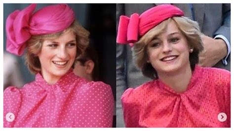 Emma Corrin Looks Exactly Like Princess Diana In â€˜the Crownâ€™ Season 4 Shoot News Nation