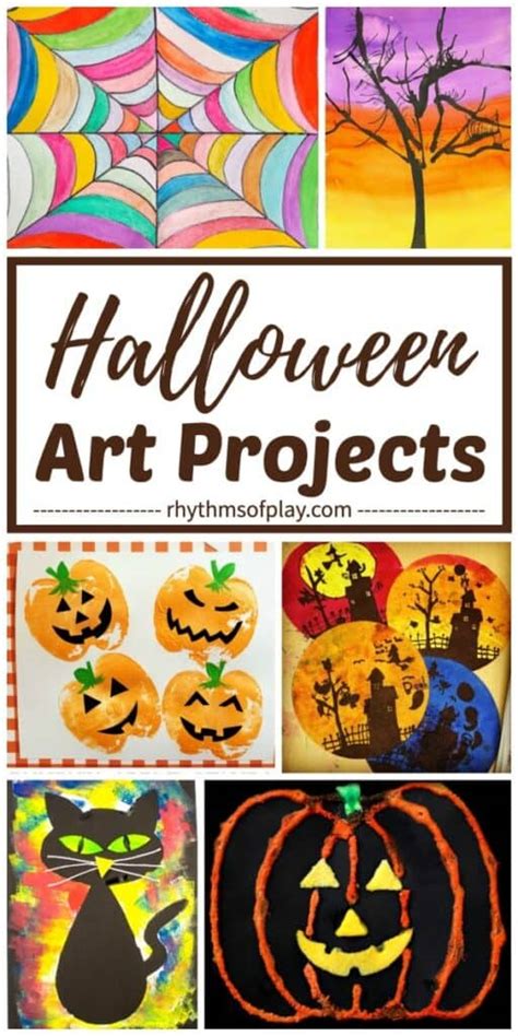 Halloween Art Projects And Painting Ideas For Kids Rhythms Of Play