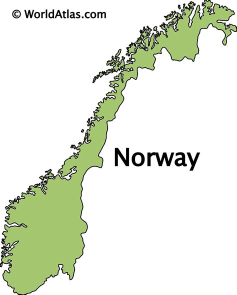 Mapas De Noruega Atlas Del Mundo