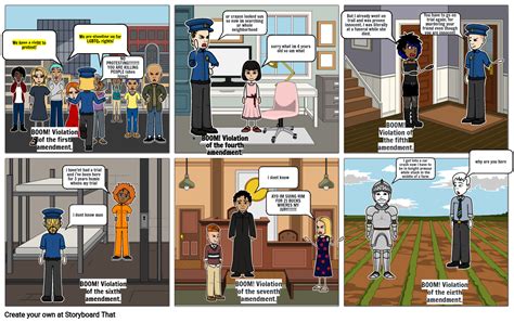 Bill Of Rights Story Board Storyboard By B928908a