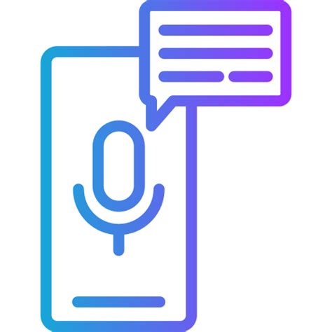 Voice Chat Generic Gradient Icon