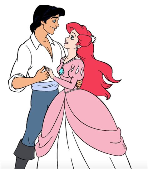 Ariel is the title character of the franchise. Ariel dancing with Prince Eric | Disney princess ariel ...