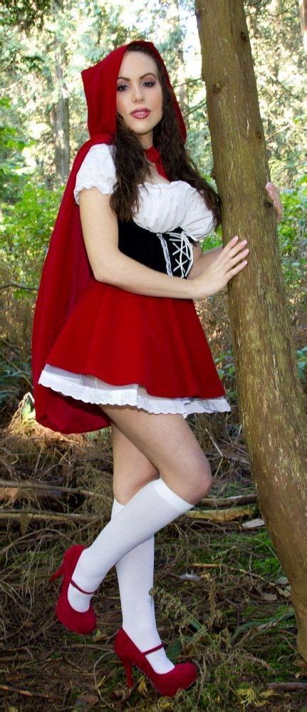 Love Mshood Katie Banks As Red Riding Hood Cosplay Babe Fashion