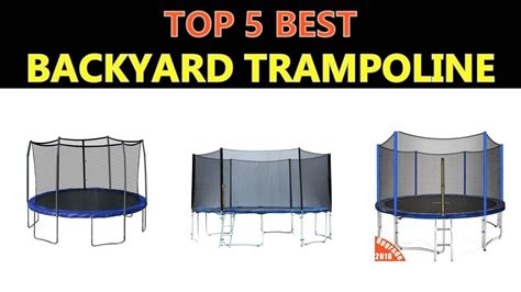 The heavier the trampoline, the more steel was. Best Backyard Trampoline 2020 - YouTube
