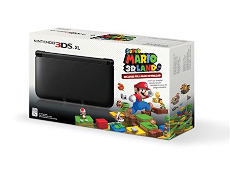 Black Nintendo 3ds Xl With Pre Installed Super Mario 3d Land Game