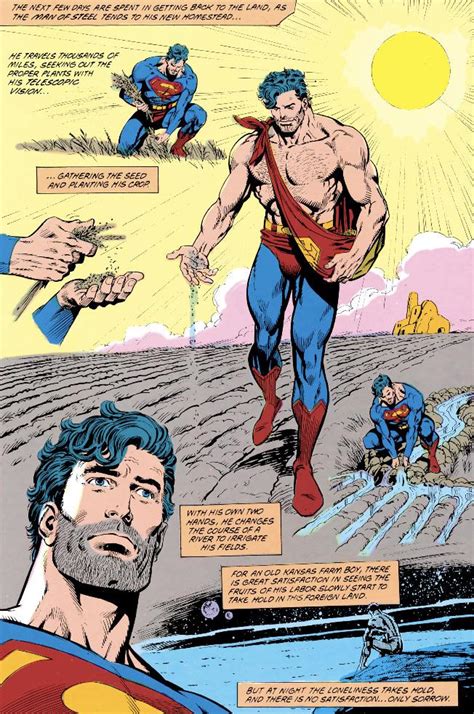 Clark Farming An Uninhabited Planet Superman 30 1989 By Roger