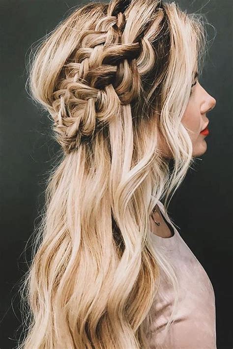 Boho Wedding Hairstyles Bohemian Braided Crown Amberfillerup Braidedhairstyles Weddingh