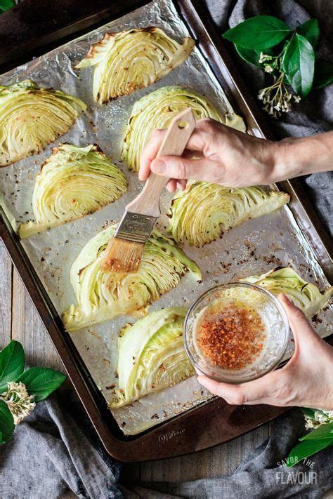 Perfect alongside any wintry roast. Roasted Cabbage Wedges with Lemon Garlic Butter | Recipe ...