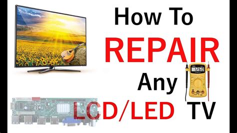 How To Repair Any Dead Led Lcd Tv Youtube