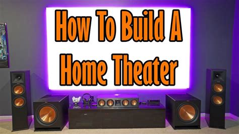 Building A Home Theater Sound System