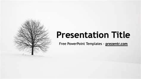Winter Powerpoint Template Prezentr Ppt Templates