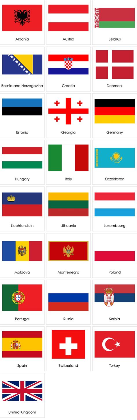 Flags Of European Countries 01 Ami Digital