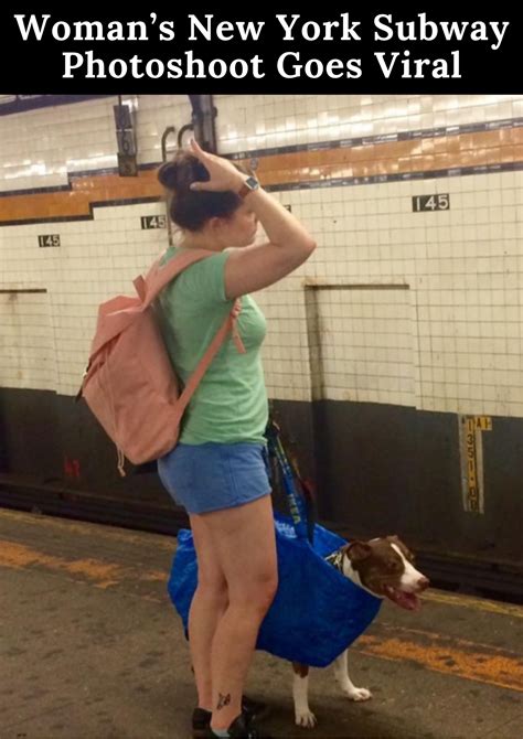 Womans New York Subway Photoshoot Goes Viral Subway Photoshoot