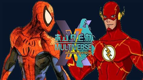 Spiderman Vs The Flash Mugen X Multiverse Youtube