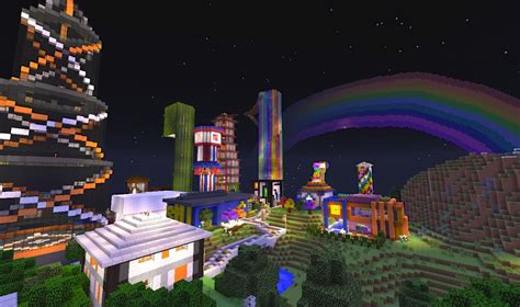 Rainbow Minecraft Map