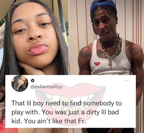 India Royale Disses Nba Youngboy By Calling Him Dent Head