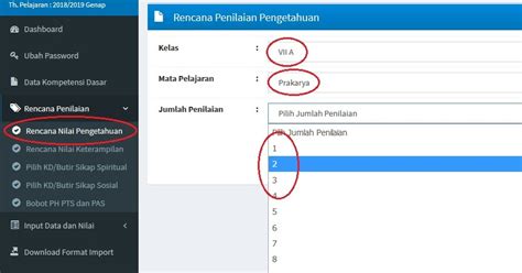 Cara Input Nilai Pada Aplikasi E Rapor Dengan Menggunakan Fasilitas