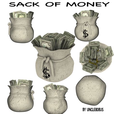 With 3d money, freedom is the end game. Sack Of Money 3D Model - FlatPyramid