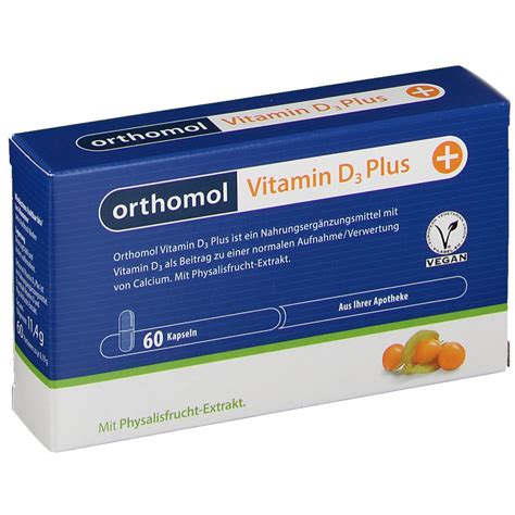 orthomol vitamin d3 plus kapseln 60 st shop