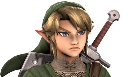 Twilight Princess Link Portrait Mugshot Render1 By Misterrmustachio On