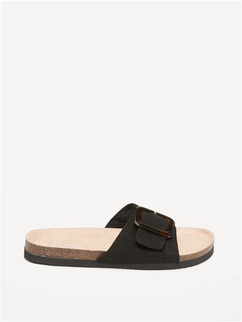 Faux Suede Buckled Strap Sandals For Women Old Navy