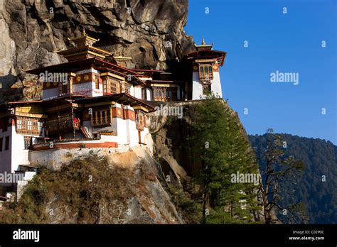 Taktsang Monastery 3120m Also Known As Tiger S Nest Paro Bhutan
