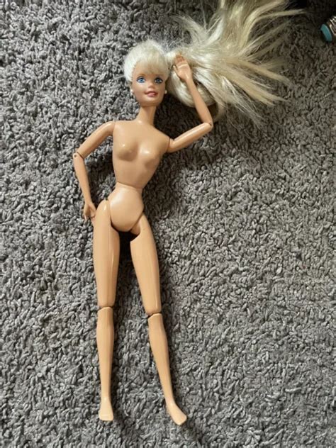 Vintage Nude Barbie Mattel Jointed Articulated Waist Knees China