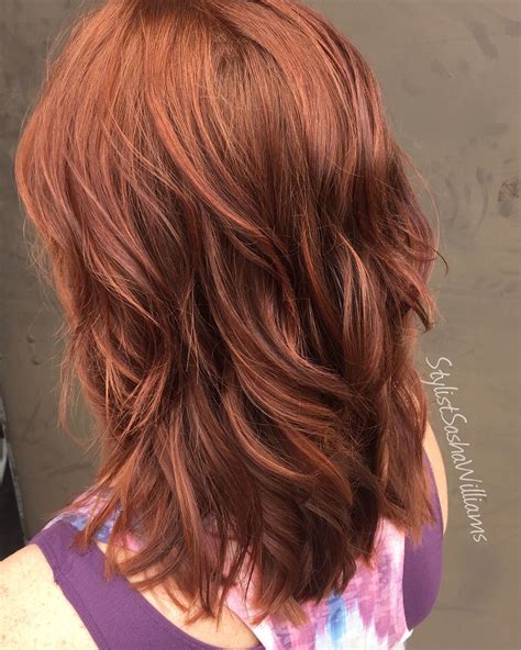Red Copper Hairstyle With Soft Waves Long Hair Styles Hairstyle Hair Styles