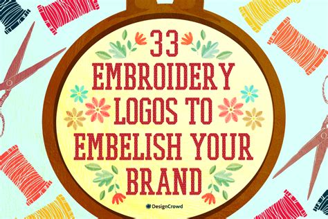 33 Embroidery Logos To Embellish Your Brand