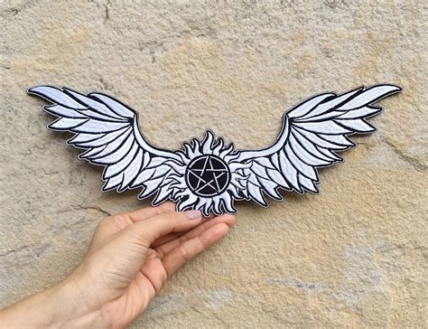Buy Angel Wings Embroidered Patches Iron On Sew For Backpacks Jackets