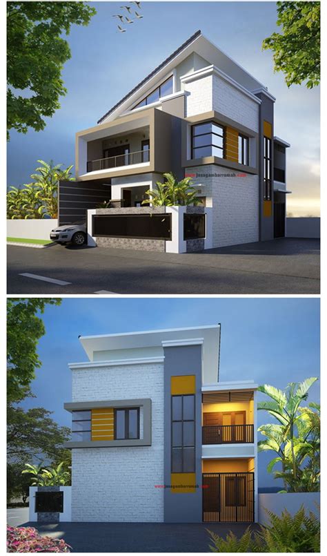 Memiliki rumah dengan 2 lantai yang modern dan juga minimalis, tentunya merupakan salah satu keinginan semua orang. 83 Foto Desain Rumah Hook Minimalis Modern 2 Lantai ...