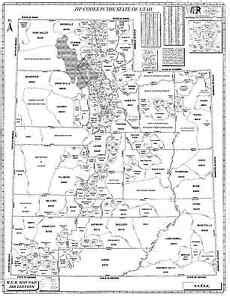 Zip code list printable map elementary schools high schools. Utah Laminated Zip Code Wall Map | eBay