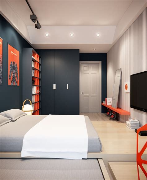 Designing a teen boy bedroom is rather a difficult task because it's not easy to please a teenager, to make the room functional and stylish. 15 Modern Bedroom Design For Boys - Decoration Love