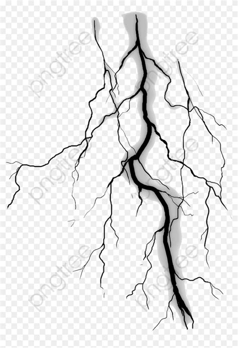 Black Lightning Png Lightning Drawing Transparent Png 849x1200