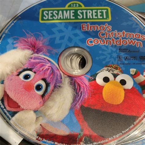 Sesame Street Elmos Christmas Countdown Dvd Disc Only 2008