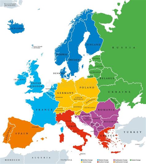 Cartina Politica Europa Cartina Geografica Mondo